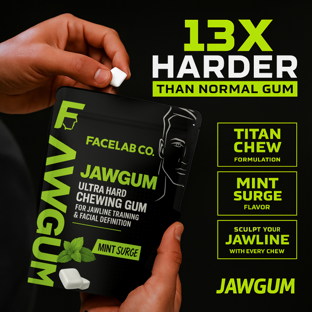 FaceLab© JawGum Ultra Hard Chewing Gums